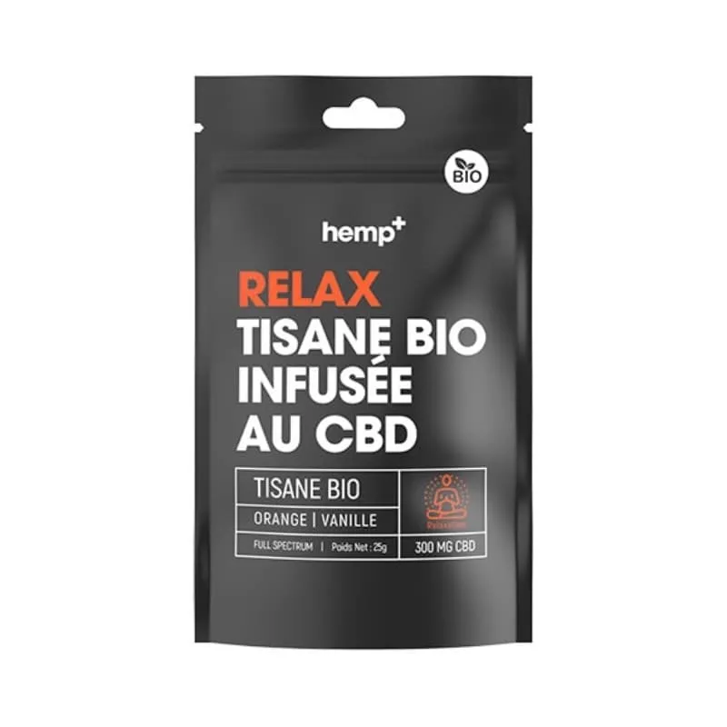 RELAX Tisane Bio infusée au CBD
