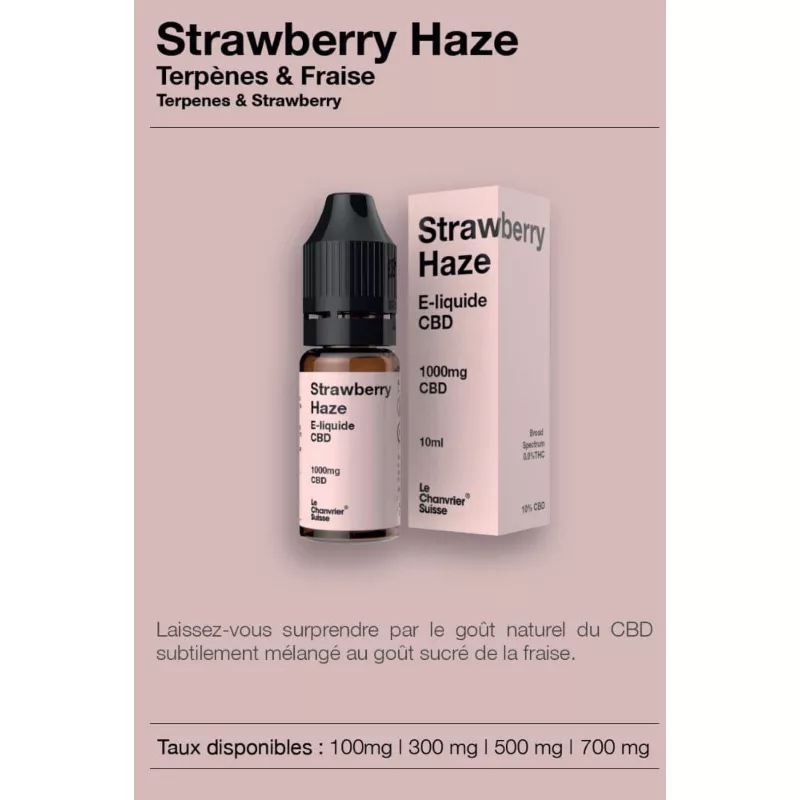 E-liquide CBD Strawberry Haze