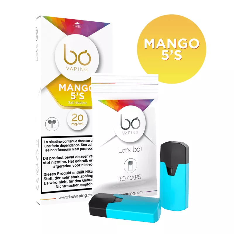 Bo Caps Mango 5s Sel de nicotine