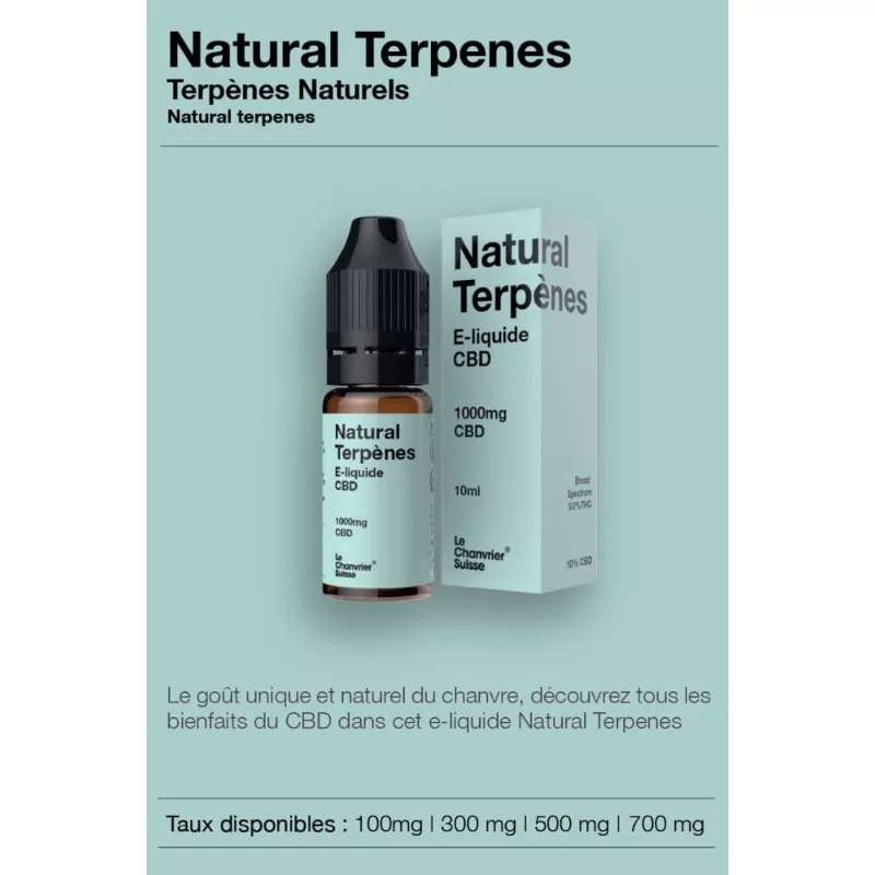 E-liquide CBD Natural terpènes
