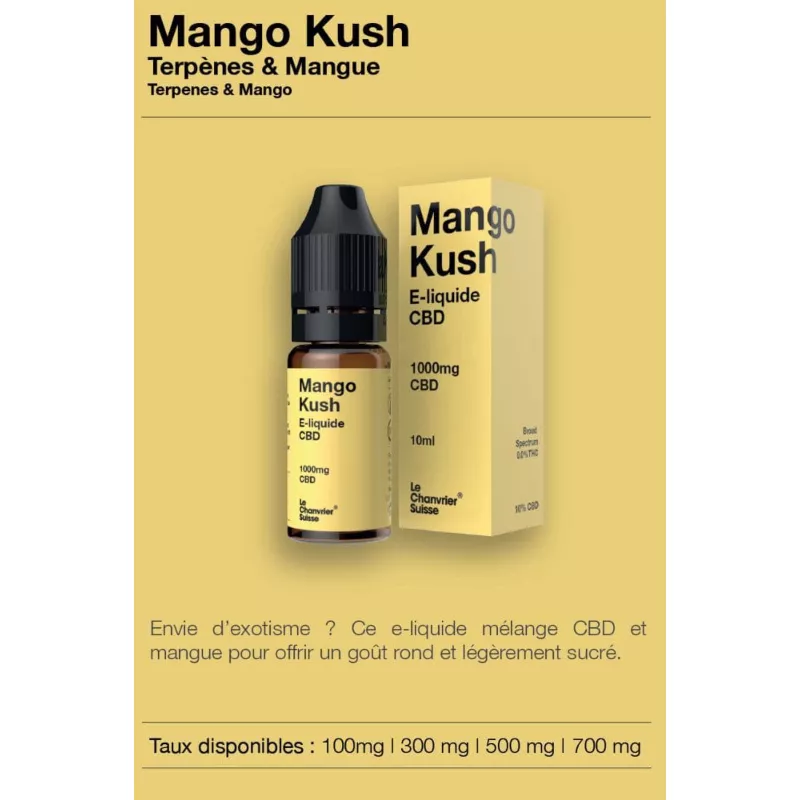 E-liquide CBD Mango Kush