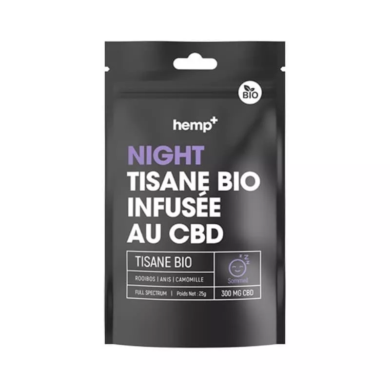 NIGHT Tisane Bio infusée au CBD